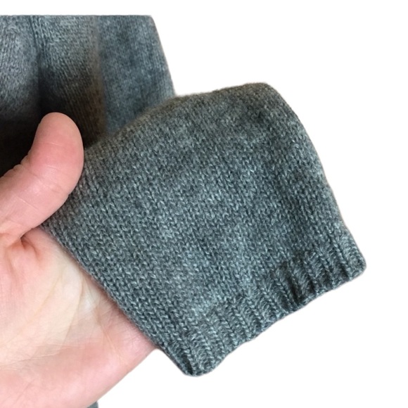 Max Mara 100% Cashmere Open-front Cardigan Sweater Super Soft Gray Size Small S - Picture 7 of 14